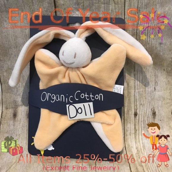 Keptin-Jr Other - Kept in-Jr organic cotton bunny doll